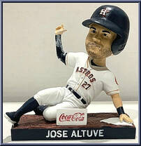 Jose Altuve (Sliding) (Houston Astros) from MLB - Stadium Giveaways - Bobbleheads manufactured by Unknown [Loose]