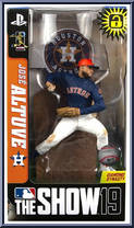 Jose Altuve from MLB the Show 19 - Series 1 manufactured by McFarlane [Front]