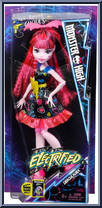 Draculaura (Hair-Raising Ghouls) from Monster High - Electrified manufactured by Mattel [Front]