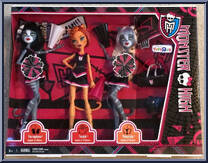 Fearleading 3-Pack #2 from Monster High - Go Monster High Team!!! manufactured by Mattel [Front]