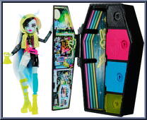 Frankie Stein (Neon Frights) from Monster High - Skulltimate Secrets manufactured by Mattel [Loose]