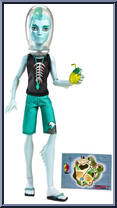 Gillington Webber from Monster High - Skull Shores manufactured by Mattel [Loose]