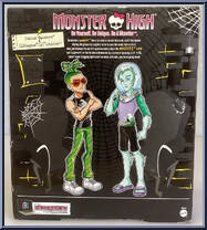 Deuce Gorgon & Gillington Webber from Monster High - Manster manufactured by Mattel [Back]