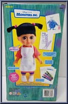 Draw with Me Boo from Monsters, Inc - Plush manufactured by Hasbro [Back]