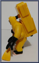 Red Alert C.D.A. Agent from Monsters, Inc - Basic Series manufactured by Hasbro [Loose]