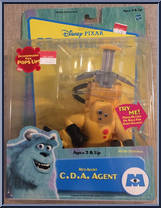 Red Alert C.D.A. Agent from Monsters, Inc - Basic Series manufactured by Hasbro [Front]