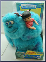 Soft Talking Sulley with Boo from Monsters, Inc - Plush manufactured by Hasbro [Front]