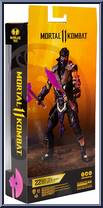 Sub-Zero (Winter Purple Skin) from Mortal Kombat - Mortal Kombat 11 manufactured by McFarlane [Back]