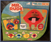 Mr. Rude from Mr. Men Little Miss - Plush manufactured by Fisher-Price [Back]