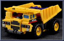 Mobile Crane and Dump Truck from MTCombiner Series - Basic Series manufactured by Maketoys [Loose]