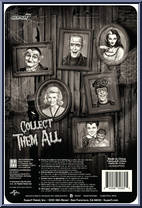 Hot Rod Herman (Grayscale) from Munsters - ReAction Figures manufactured by Super7 [Back]