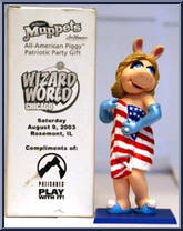Miss Piggy (Patriotic) from Muppet Show - Mini-Muppets manufactured by Palisades [Loose]