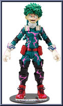 Izuku Midoriya (Gamma Hero Suit) (Chase) from My Hero Academia - Basic Series manufactured by McFarlane [Loose]