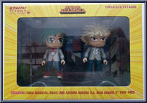 Izuku Midoriya (Deku) and Katsuki Bakugo U.A. High School from My Hero Academia - Basic Series manufactured by Titan Merchandise [Front]