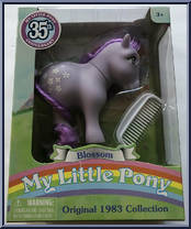 Blossom from My Little Pony - 35th Anniversary - Original 1983 Collection manufactured by Bridge Direct [Front]