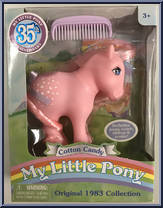 Cotton Candy from My Little Pony - 35th Anniversary - Original 1983 Collection manufactured by Bridge Direct [Front]