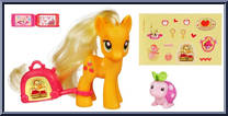 Applejack (Ladybug) from My Little Pony: Friendship is Magic - Traveling manufactured by Hasbro [Loose]