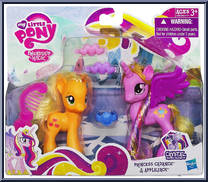Princess Cadance / Applejack from My Little Pony: Friendship is Magic - Crystal Princess (Masquerade) manufactured by Hasbro [Front]
