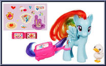Rainbow Dash (Duck) from My Little Pony: Friendship is Magic - Traveling manufactured by Hasbro [Loose]