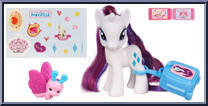 Rarity (Butterfly) from My Little Pony: Friendship is Magic - Traveling manufactured by Hasbro [Loose]