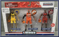 Stephen Curry / Lebron James / Derrick Rose Action Figure