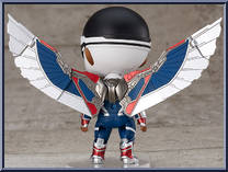 Captain America (Sam Wilson) from Nendoroid - Falcon and the Winter Soldier manufactured by Good Smile Company [Loose]