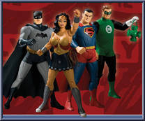 Green Lantern / Superman / Batman / Wonder Woman from New Frontier - Box Sets manufactured by DC Direct [Loose]