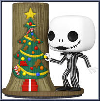 Jack Skellington (Christmas Door) (Deluxe) from Nightmare Before Christmas - Pop! Vinyl Figures manufactured by Funko [Loose]