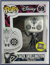 Jack Skellington (Day of the Dead) (Glow in the Dark) from Nightmare Before Christmas - Pop! Vinyl Figures manufactured by Funko [Front]