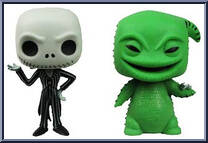 Jack Skellington & Oogie Boogie from Nightmare Before Christmas - Pop! Vinyl Figures manufactured by Funko [Loose]