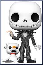 Jack Skellington with Zero (10" Scale) from Nightmare Before Christmas - Pop! Vinyl Figures manufactured by Funko [Loose]