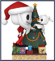 Jack Skellington (Zero with Tree) (Deluxe) from Nightmare Before Christmas - Pop! Vinyl Figures manufactured by Funko [Loose]