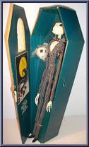 Jack Skellington (Teal Dark Coffin) (2 Heads: Evil Grin, Surprise) from Nightmare Before Christmas - 16" Coffins manufactured by Jun Planning [Loose]