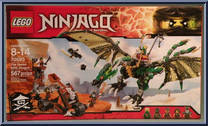 Green NRG Dragon from Ninjago - Skybound manufactured by Lego [Front]