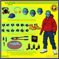 Vapor (Rumble Society) from One:12 Collective - Hoodz manufactured by Mezco [Loose]