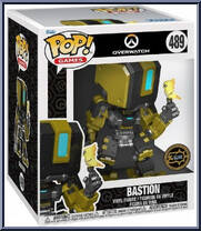 Bastion (Deluxe) (Gold Metallic) from Overwatch - Pop! Vinyl Figures manufactured by Funko [Front]