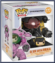 D.VA & Meka (Black) from Overwatch - Pop! Vinyl Figures manufactured by Funko [Front]