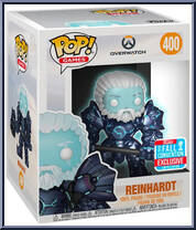 Reinhardt (Coldhardt) (Glows in the Dark) from Overwatch - Pop! Vinyl Figures manufactured by Funko [Front]