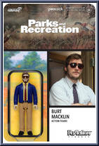 Burt Macklin from Parks and Recreation - ReAction Figures manufactured by Super7 [Front]