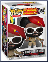 George "Uncle Jam" Clinton from Parliament Funkadelic - Pop! Albums manufactured by Funko [Front]