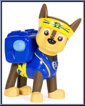 Chase from Paw Patrol - Pup-Fu manufactured by Spinmaster [Loose]