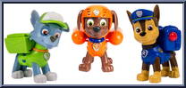 Chase, Rocky, Zuma from Paw Patrol - Multi-Packs manufactured by Spinmaster [Loose]