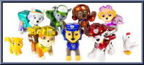 Limited Edition Action Pack Pup Metallic Series 9 Figure Set from Paw Patrol - Multi-Packs manufactured by Spinmaster [Loose]