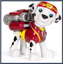 Marshall from Paw Patrol - Pup-Fu manufactured by Spinmaster [Loose]