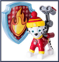 Marshall from Paw Patrol - Great Snow Rescue - Wal-Mart manufactured by Spinmaster [Loose]