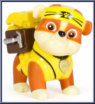 Rubble from Paw Patrol - Pup-Fu manufactured by Spinmaster [Loose]