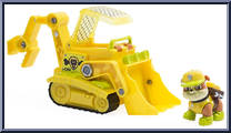 Rubble's Jungle Bulldozer from Paw Patrol - Jungle Rescue Vehicles manufactured by Spinmaster [Loose]