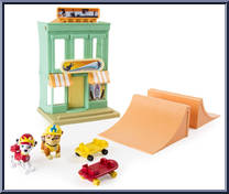 Marshall and Rubble's Beach Skate Shop Playset Action Figure