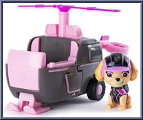 Skye's Mission Helicopter from Paw Patrol - Mission Paw Vehicles manufactured by Spinmaster [Loose]