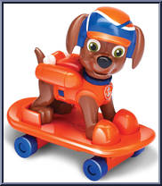 Skateboard Zuma from Paw Patrol - Skateboard Pups manufactured by Spinmaster [Loose]